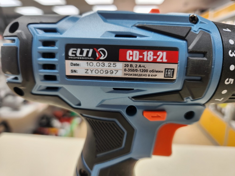 Шуруповерт ELTI CD-18-2L