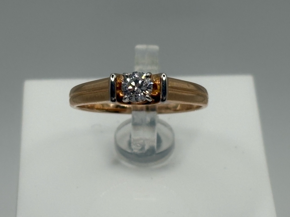 КОЛЬЦО С КАМНЕМ (Au 585)