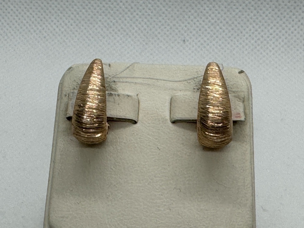 СЕРЬГИ БЕЗ КАМНЯ (Au 585)