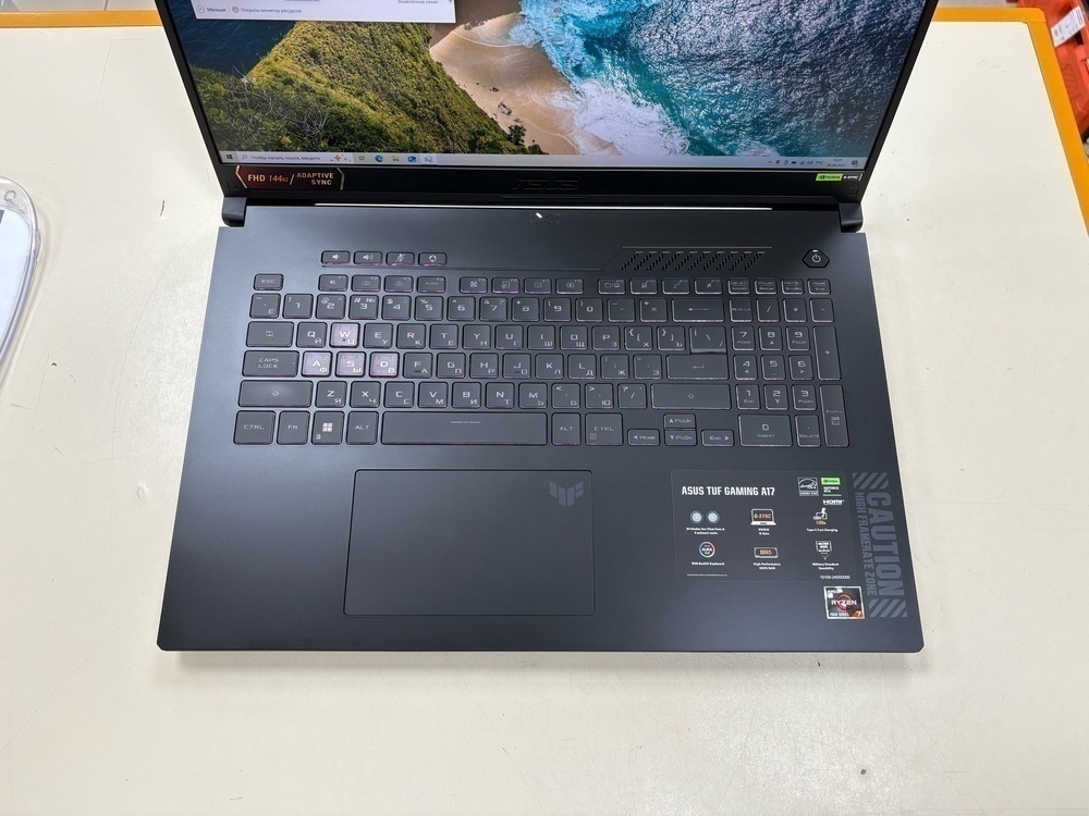 Ноутбук ASUS Asus fa707nvr-hx027; Ryzen 7 7435HS, Geforce RTX 4060, 16 Гб, 1 Tb, Нет