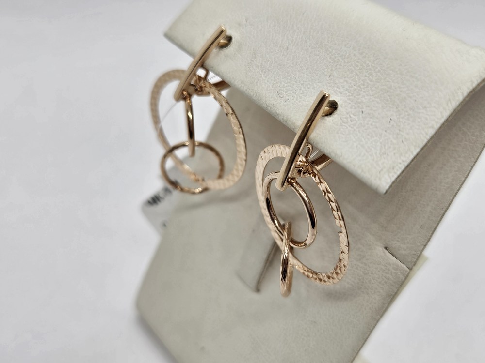 СЕРЬГИ БЕЗ КАМНЯ (Au 585)