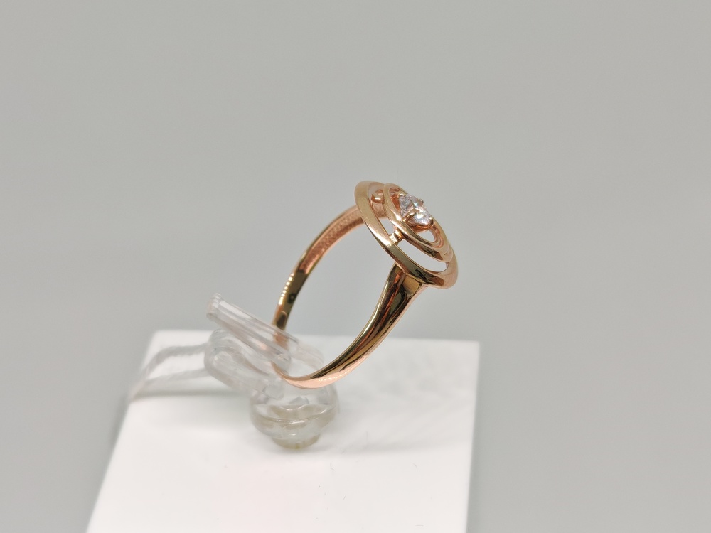 КОЛКМ585 КОЛЬЦО С КАМНЕМ (Au 585)