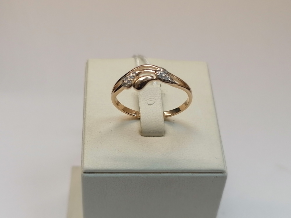 КОЛКМИ585 КОЛЬЦО С КАМНЯМИ (Au 585)