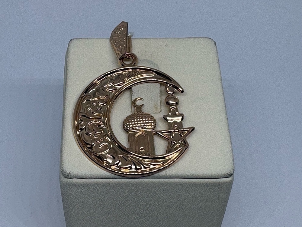 ПОДПБК585 ПОДВЕСКА ПОЛУМЕСЯЦ БЕЗ КАМНЯ (Au 585)