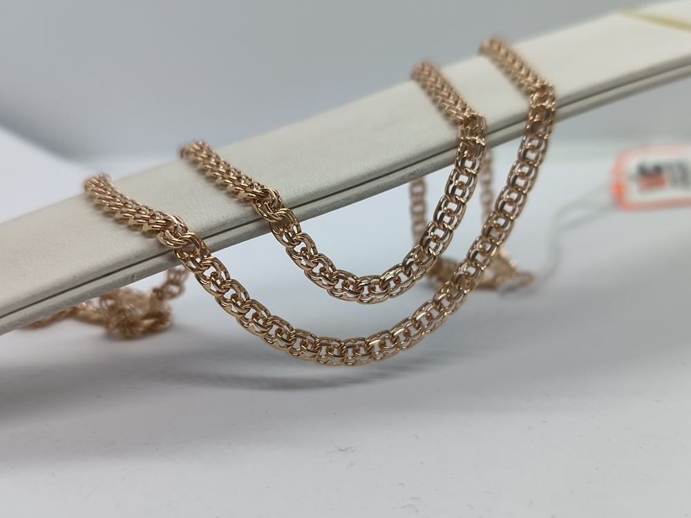 ЦЕПЬ ПОЛНОВЕСНАЯ Бисмарк (Au 585)