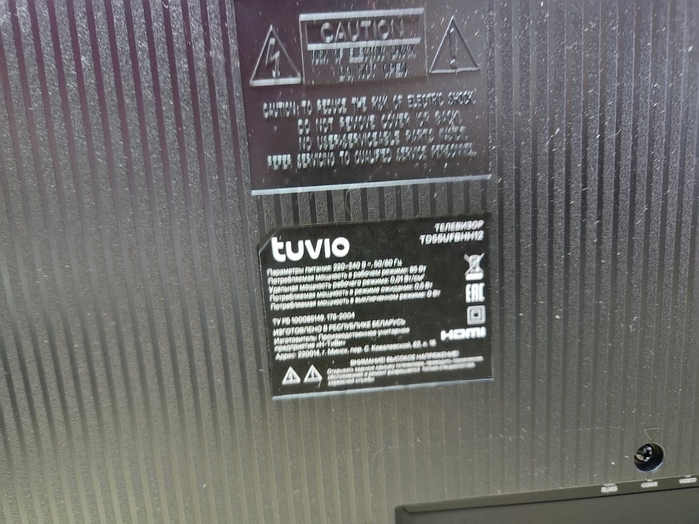 LED Телевизор Tuvio TD55UFBHH12