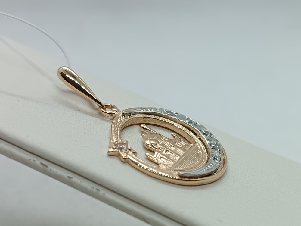 ПОДВЕСКА МЕЧЕТЬ с камнями (Au 585)