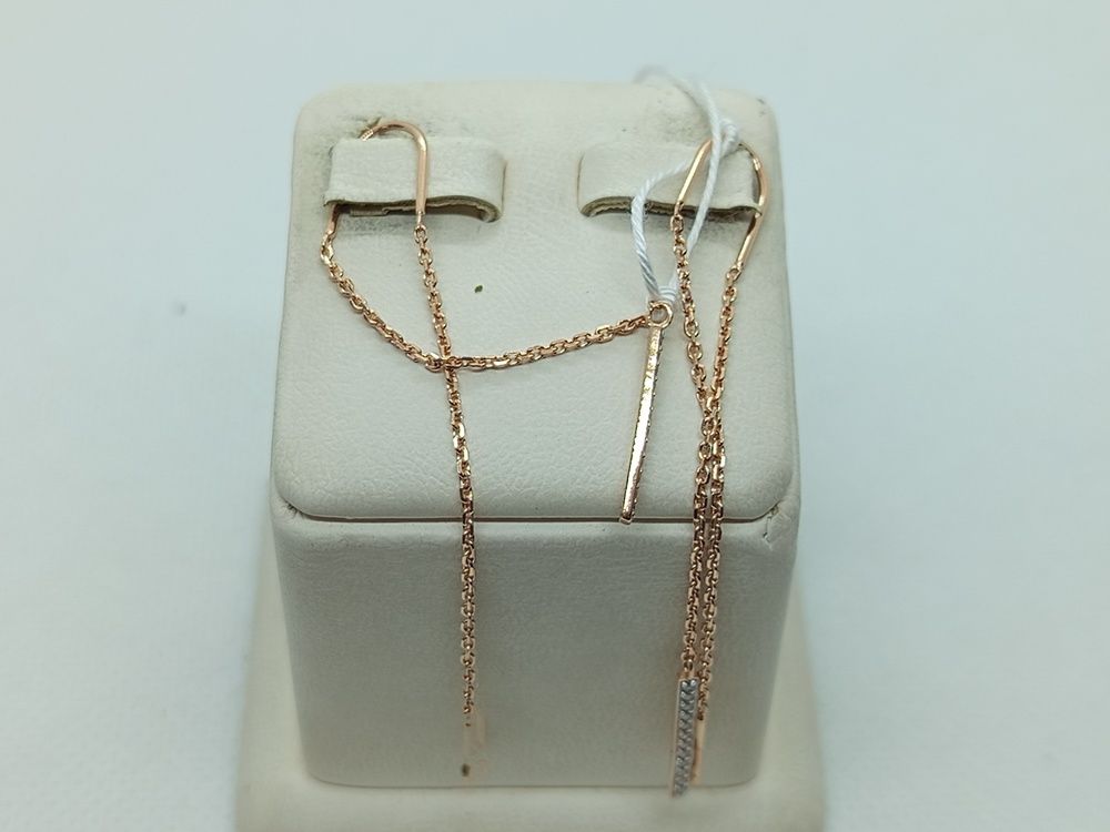 СПРО585 СЕРЬГИ ПРОДЕВКИ (Au 585)