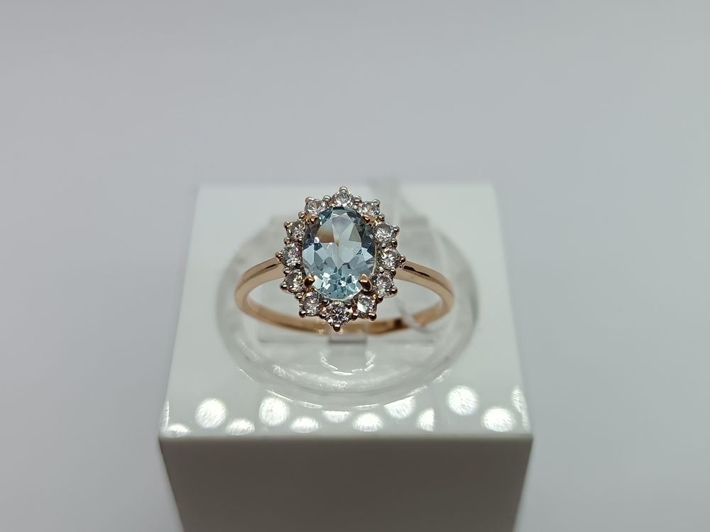 КОЛКМИ585 КОЛЬЦО С КАМНЯМИ (Au 585)