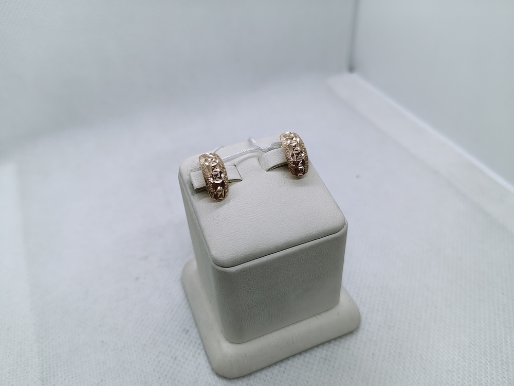 СЕРЬГИ БЕЗ КАМНЯ (Au 585)