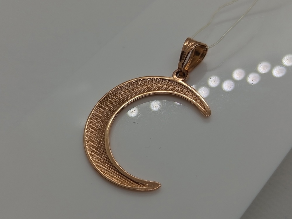 ПОДВЕСКА ПОЛУМЕСЯЦ без камня (Au 585)