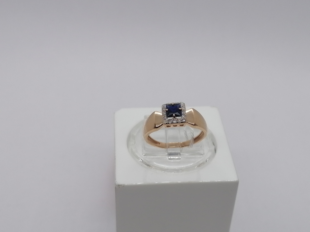 КОЛКМИ585 КОЛЬЦО С КАМНЯМИ (Au 585)