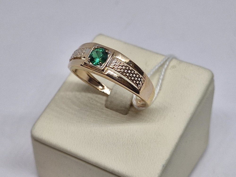 ПЕЧАТКА С КАМНЕМ (Au 585)