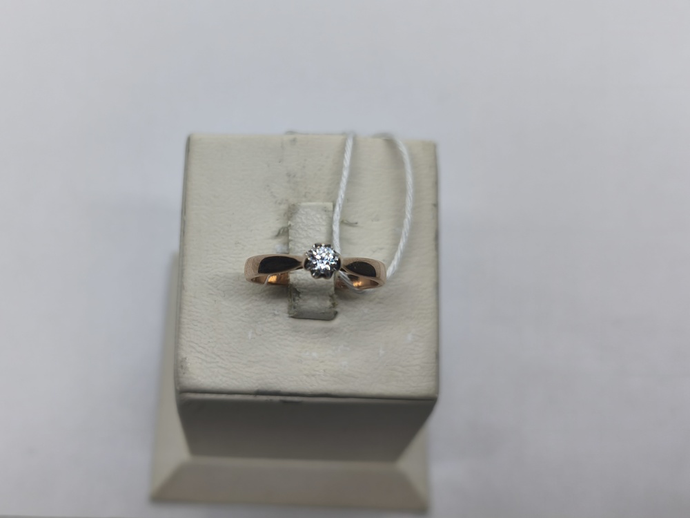 КОЛЬЦО С КАМНЕМ (Au 585)