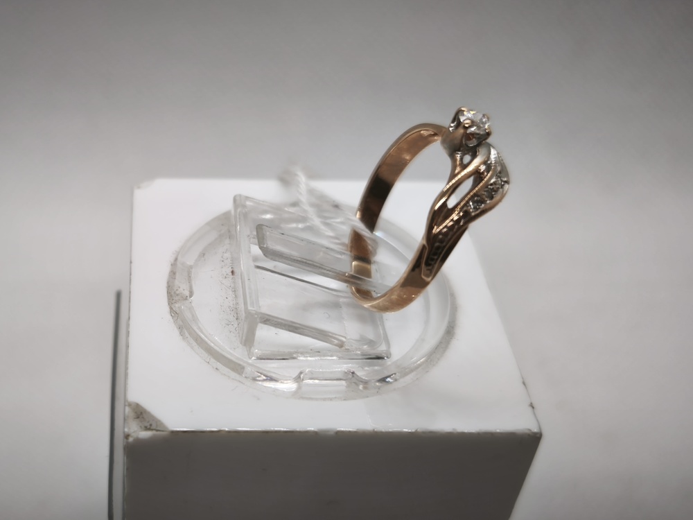 КОЛЬЦО БРИЛЛИАНТ Au 585