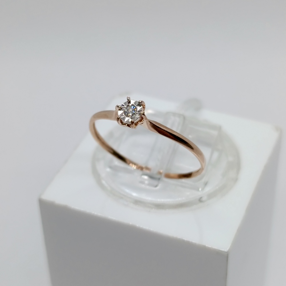 КОЛЬЦО БРИЛЛИАНТ Au 585