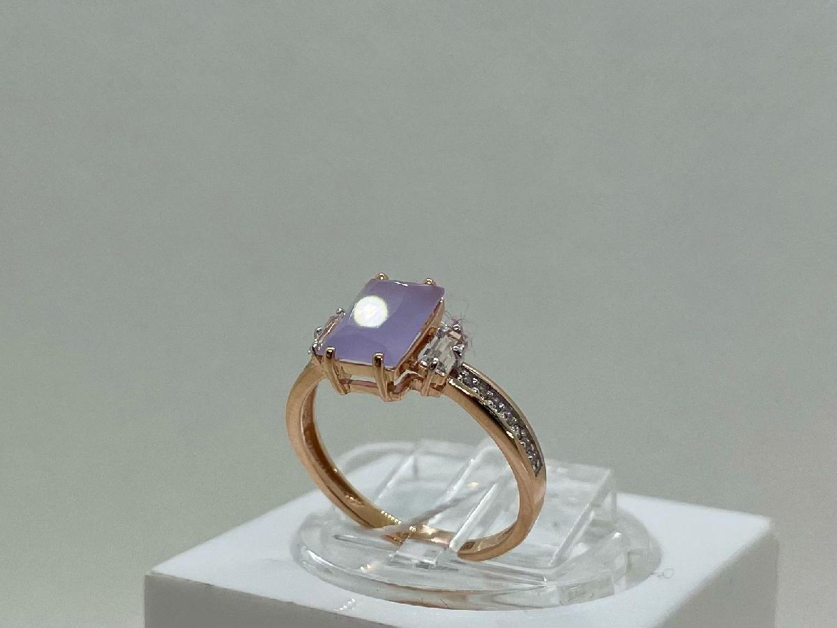 КОЛЬЦО С КАМНЯМИ (Au 585)