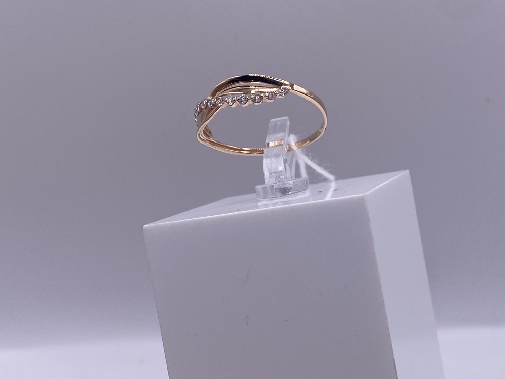 КОЛКМИ585 КОЛЬЦО С КАМНЯМИ (Au 585)