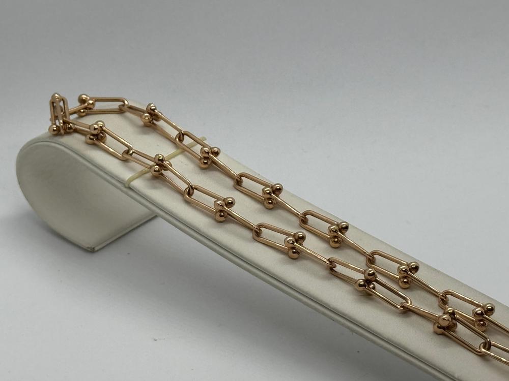 0703691/40 КОЛЬЕ С КАМНЕМ (Au 585)