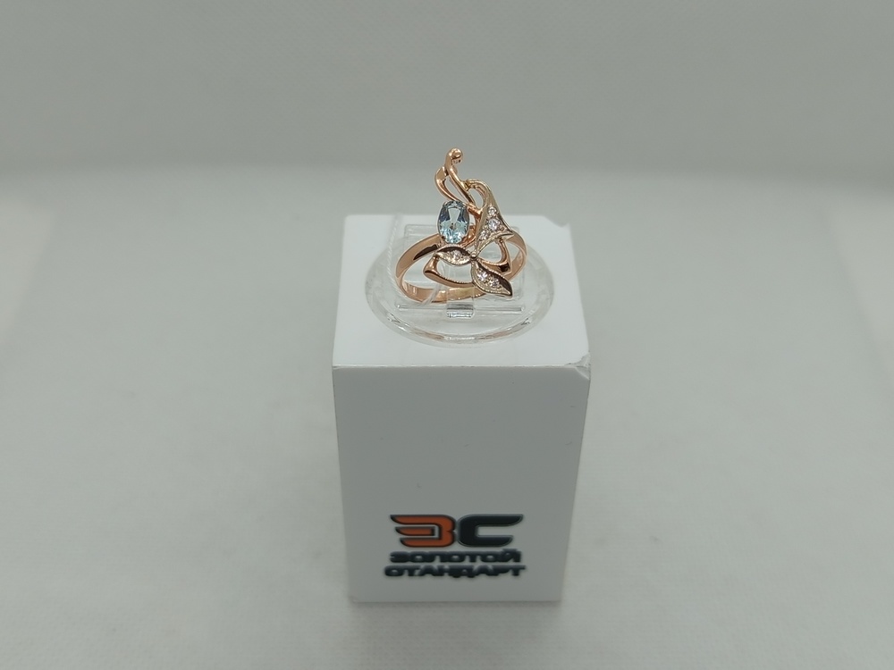 КОЛКМИ585 КОЛЬЦО С КАМНЯМИ (Au 585)