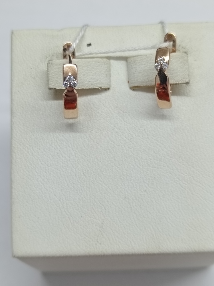 СЕРЬГИ С КАМНЯМИ (Au 585)