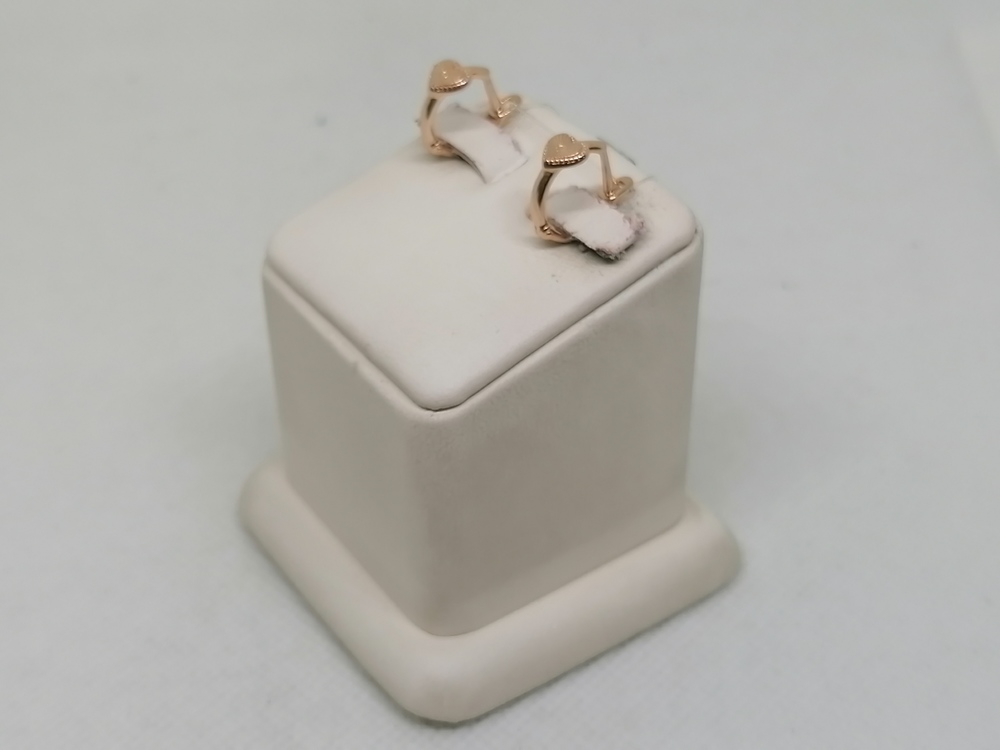 СЕРЬГИ БЕЗ КАМНЯ (Au 585)