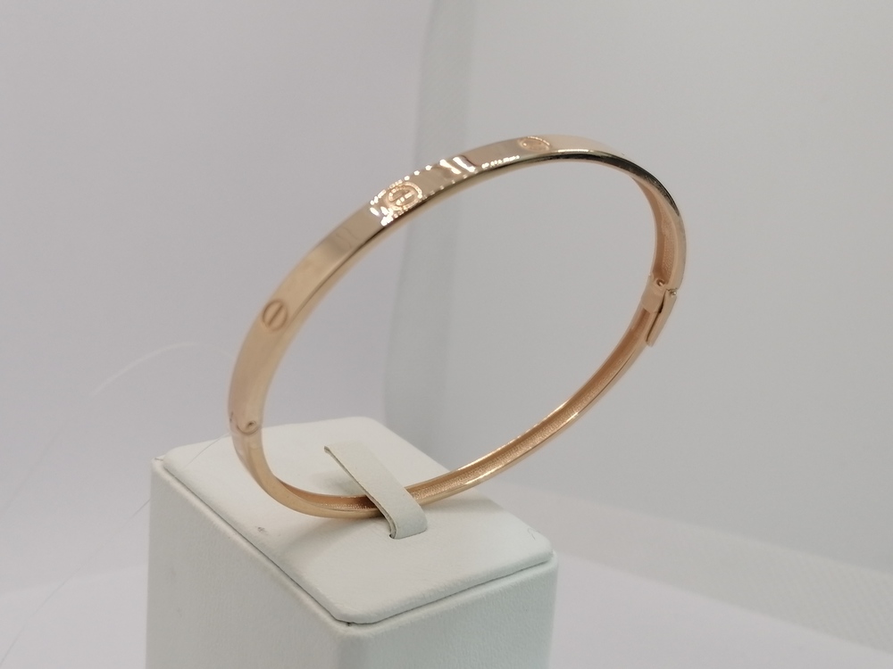 7702517 БРАСЛЕТ ЖЕСТКИЙ без камня (Au 585)