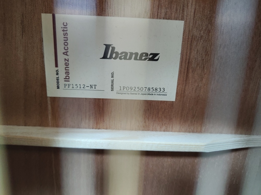 Гитара акустическая Ibanez Pf1512-Nt