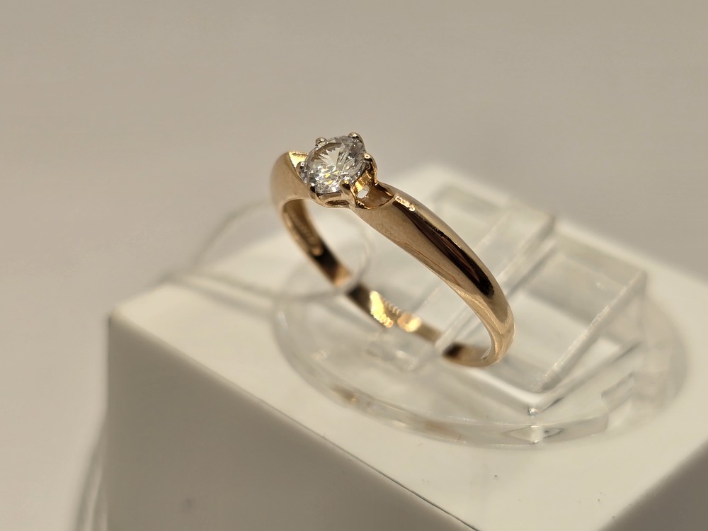 КОЛЬЦО С КАМНЕМ (Au 585)