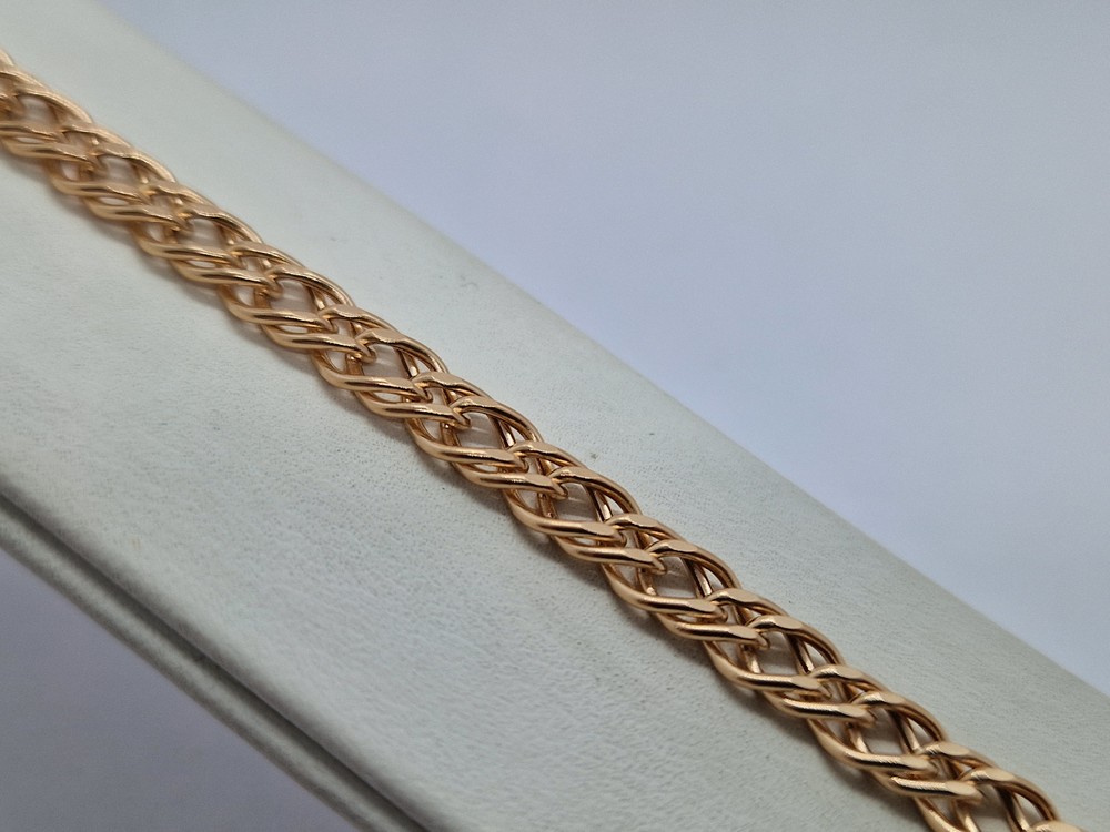 НБ 12-076ПГ БРАСЛЕТ ПУСТОТЕЛЫЙ (Au 585)