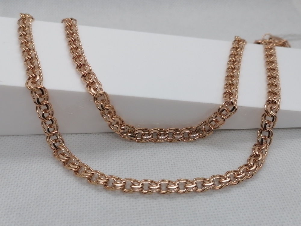 ЦЛБС585 ЦЕПЬ ПОЛНОВЕСНАЯ Бисмарк (Au 585) ЦЛБС585 ЦЕПЬ ПОЛНОВЕСНАЯ Бисмарк (Au 585)