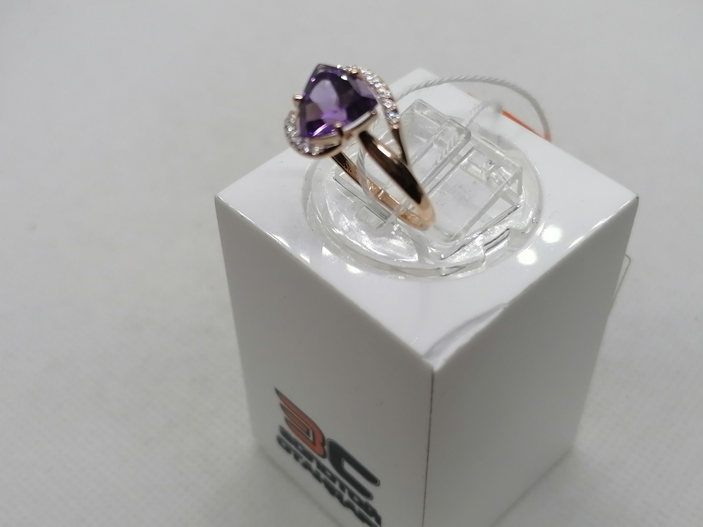 КОЛКМИ585 КОЛЬЦО С КАМНЯМИ (Au 585)