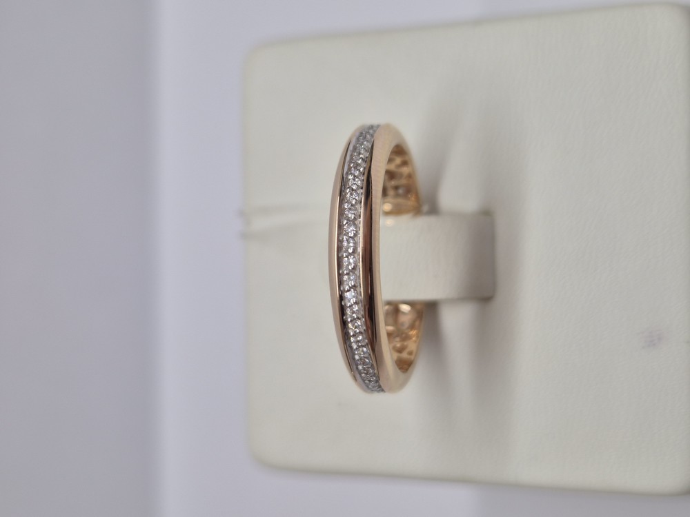 КОЛЬЦО С КАМНЯМИ (Au 585)