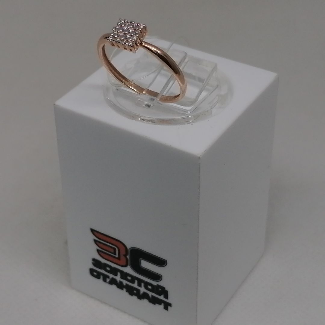 019249 КОЛЬЦО С КАМНЯМИ (Au 585) 019249 КОЛЬЦО С КАМНЯМИ (Au 585)