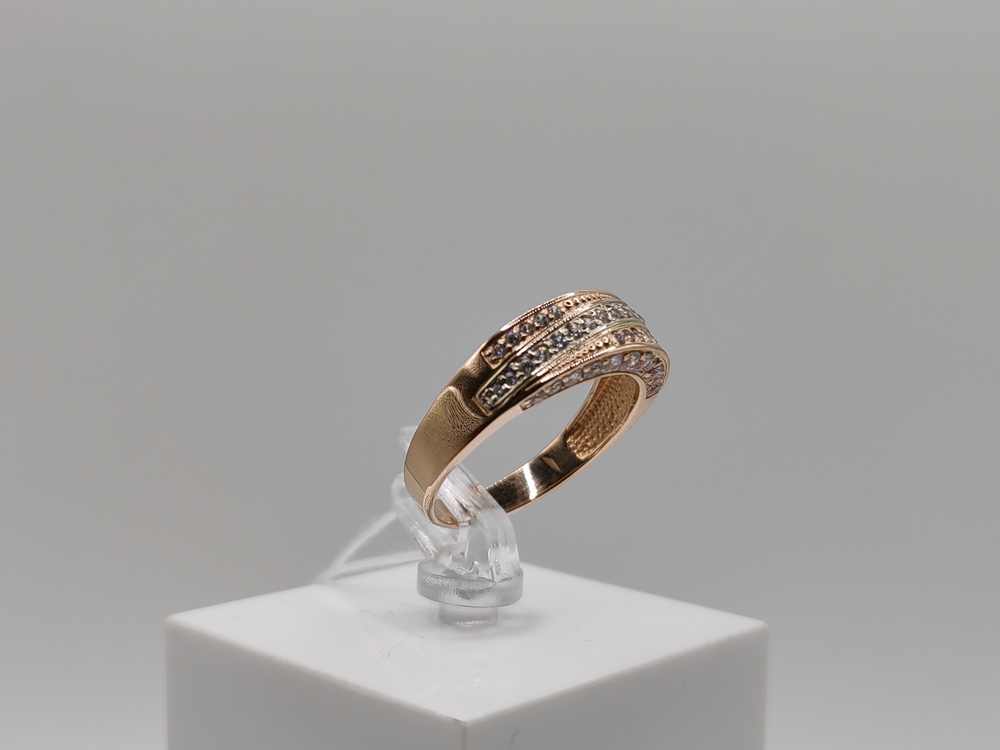 КОЛКМИ585 КОЛЬЦО С КАМНЯМИ (Au 585)