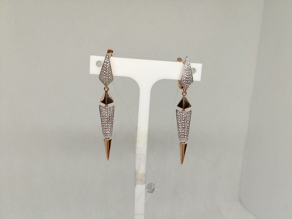 СЕРЬГИ С КАМНЯМИ (Au 585)