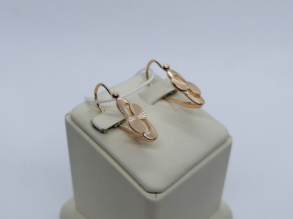 СБКМ585 СЕРЬГИ БЕЗ КАМНЯ (Au 585) СБКМ585 СЕРЬГИ БЕЗ КАМНЯ (Au 585)