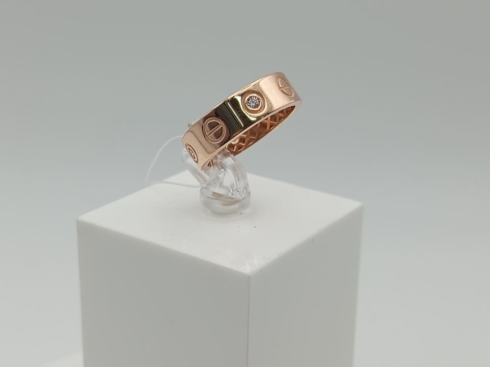 КОЛЬЦО С КАМНЯМИ (Au 585)