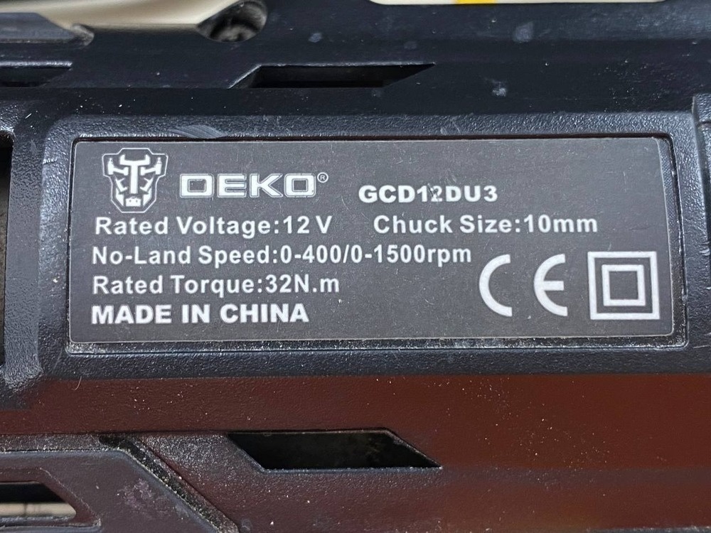 Шуруповерт Deko GCD12DU3