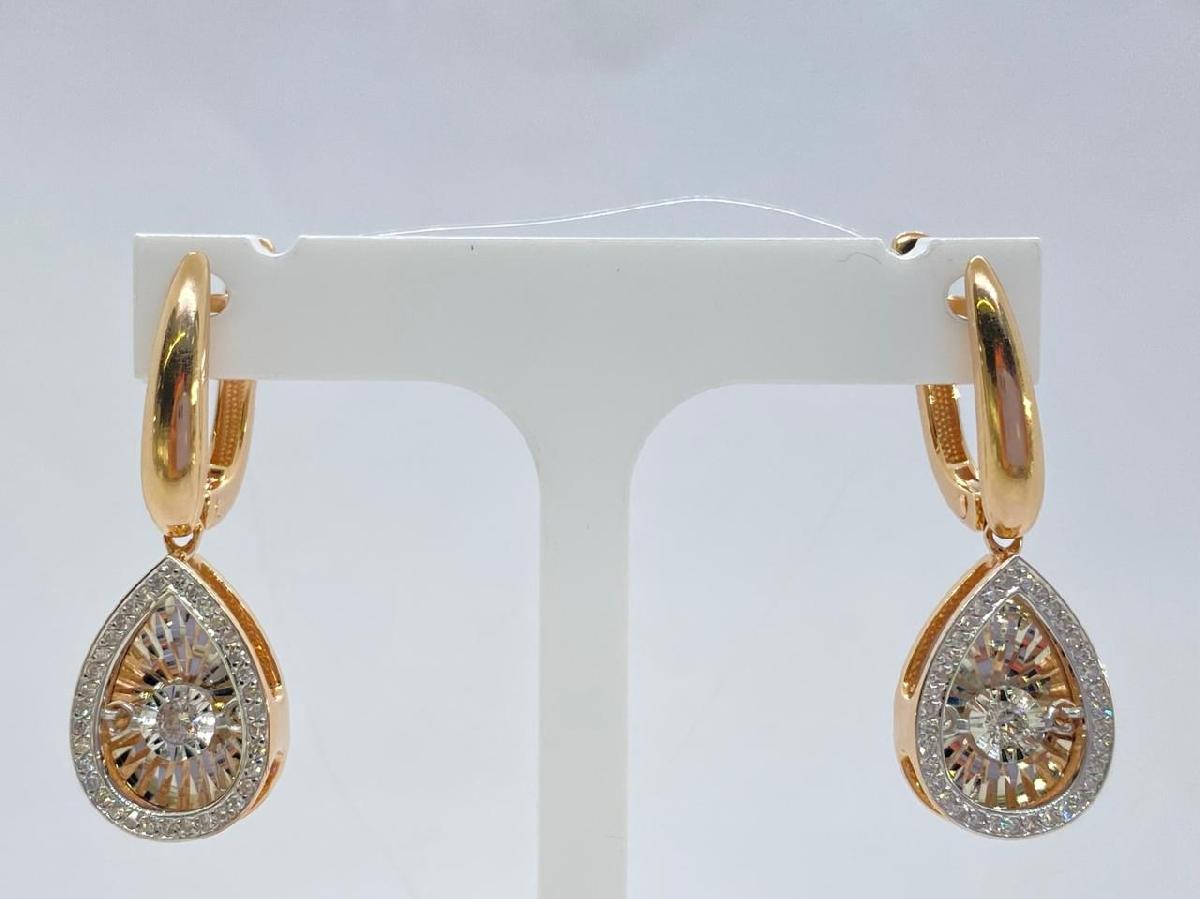 02-11-5497-31-00 СЕРЬГИ БРИЛЛИАНТ (Au 585)