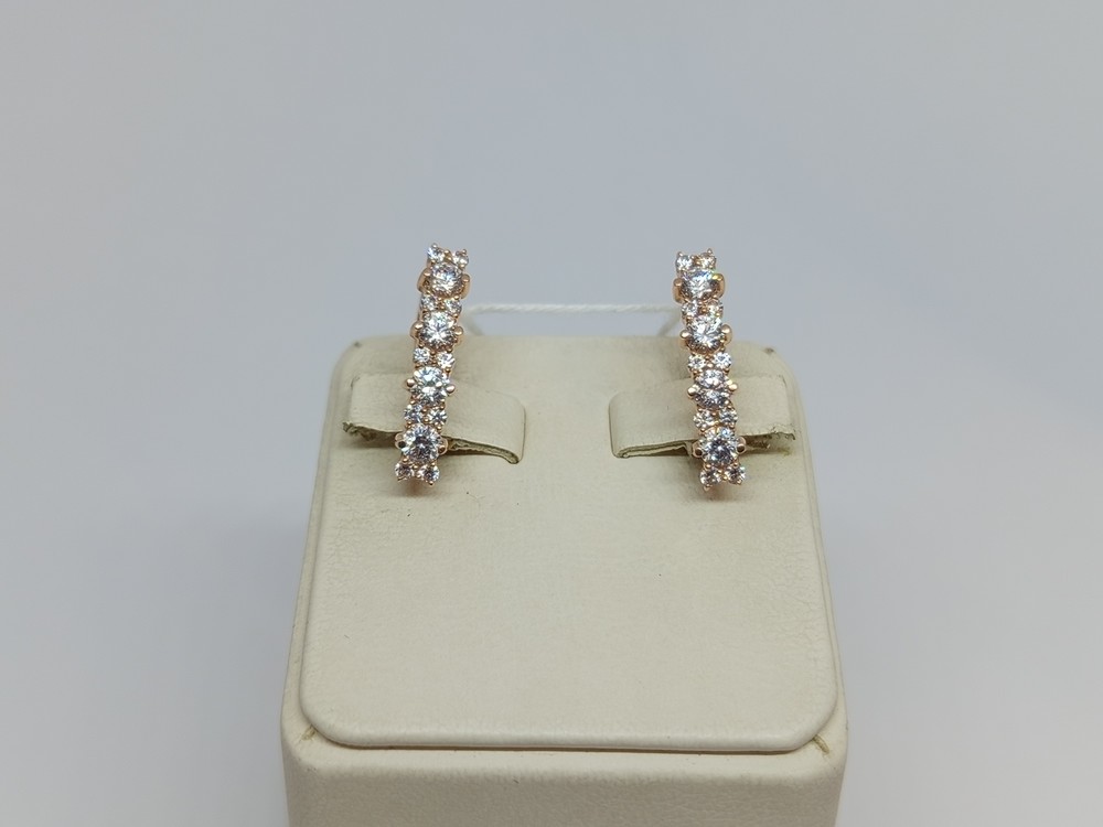 СЕРЬГИ С КАМНЯМИ (Au 585)