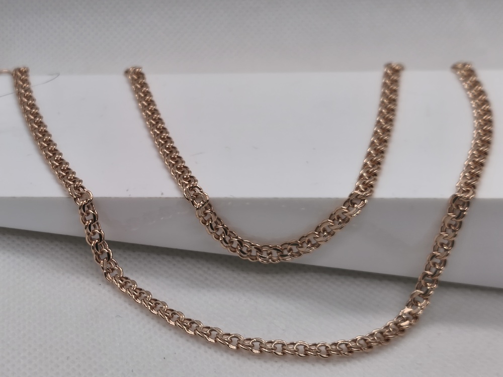 ЦЕПЬ ПУСТОТЕЛАЯ Бисмарк (Au 585)