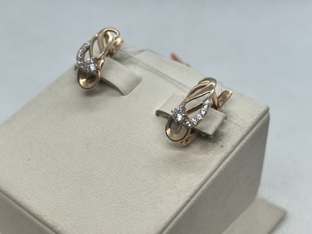 СЕРЬГИ С КАМНЯМИ (Au 585)