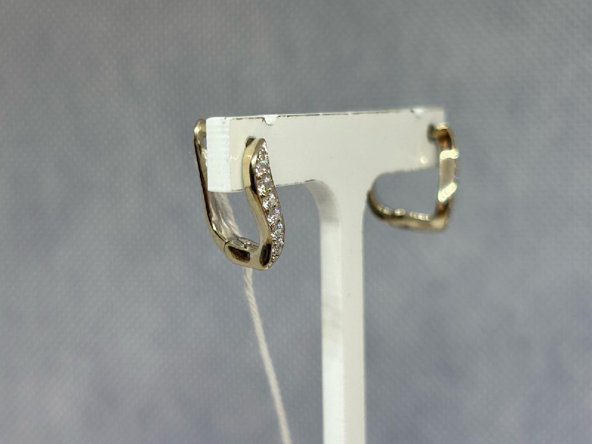 СЕРЬГИ С КАМНЯМИ (Au 585)