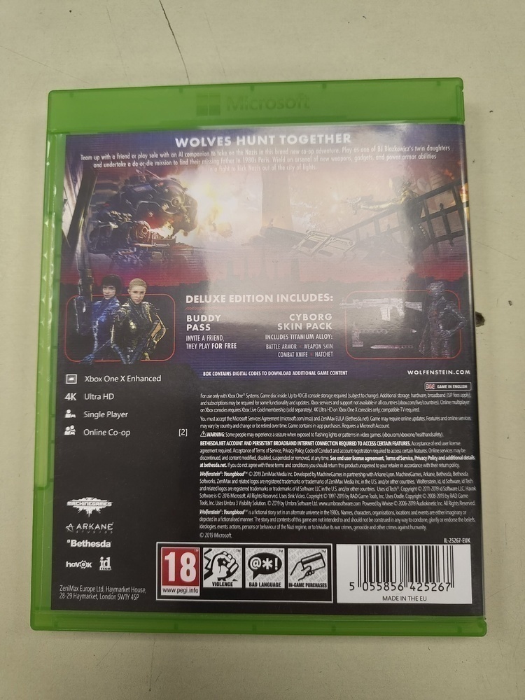 Игра XBOX Wolfenstein: Youngblood