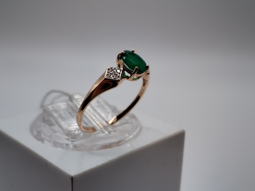 КОЛКМИ585 КОЛЬЦО С КАМНЯМИ (Au 585)