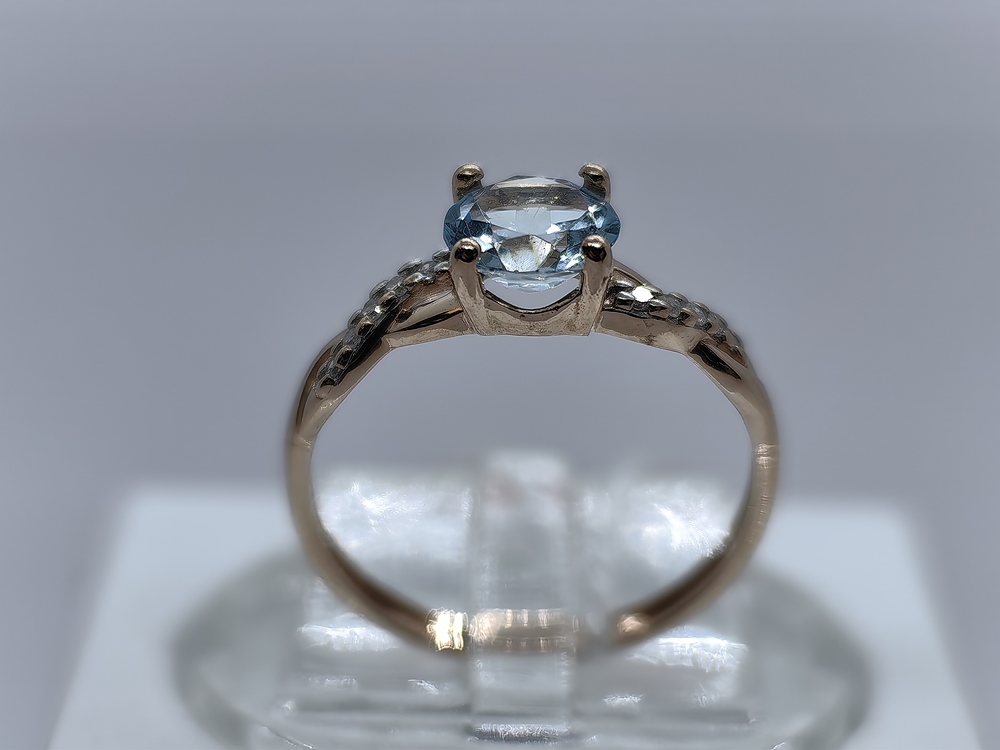 КОЛКМИ585 КОЛЬЦО С КАМНЯМИ (Au 585)