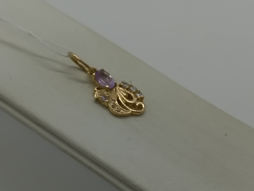 ПОДВЕСКА С КАМНЯМИ (Au 585)