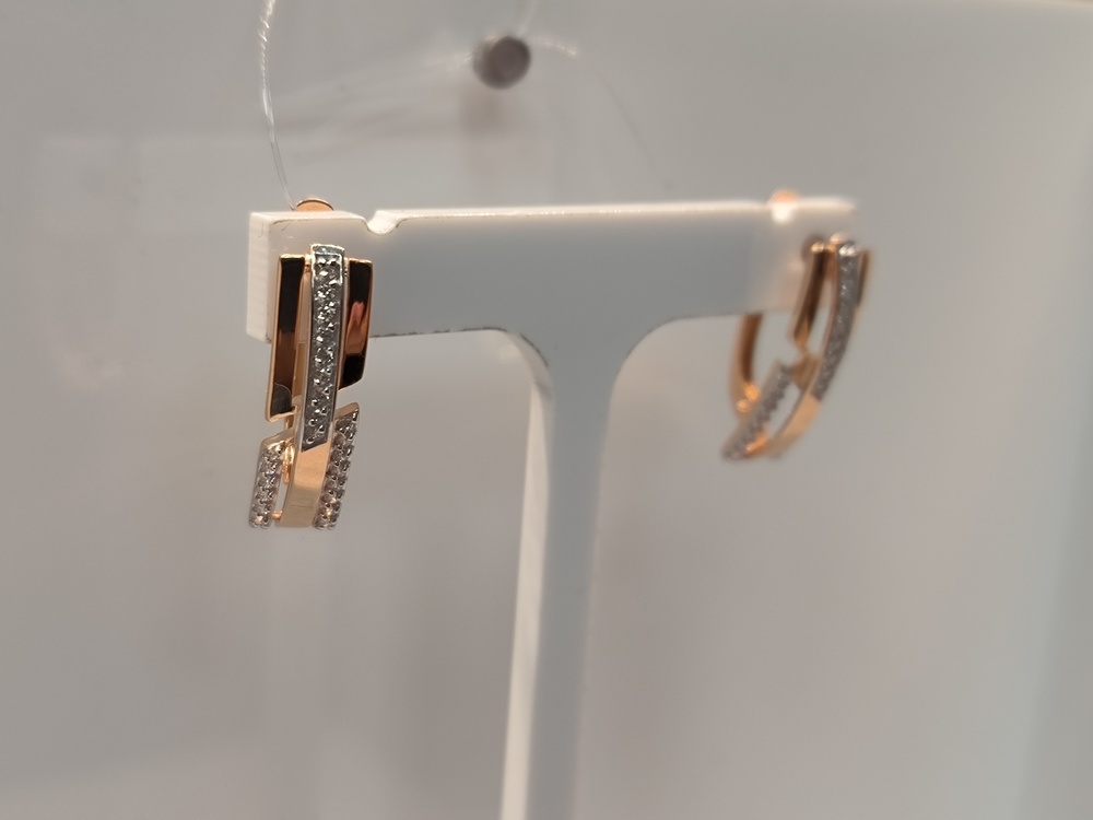 СЕРЬГИ С КАМНЯМИ (Au 585)