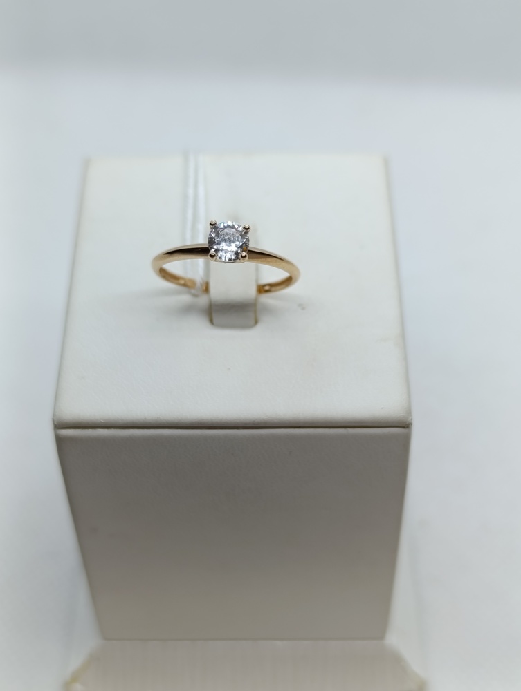 КОЛКМ585 КОЛЬЦО С КАМНЕМ (Au 585)